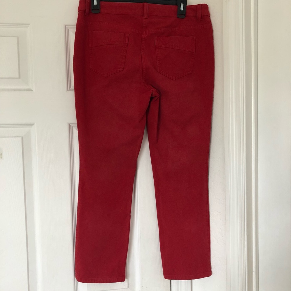 Chico’s Red Jeans - Picture 2 of 5